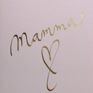 Annika Välimäen Mamma kortti äidille äitienpäivänä tai onnittelukortti