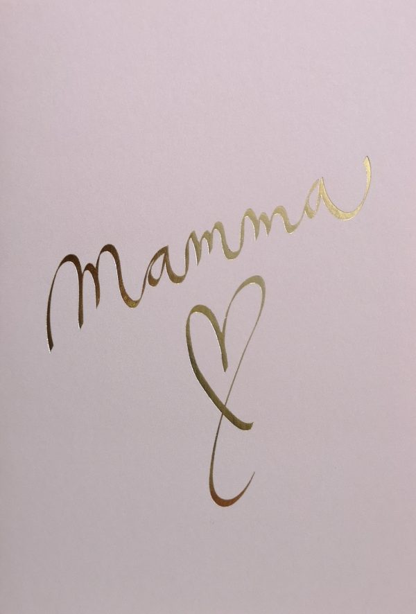 Annika Välimäen Mamma kortti äidille äitienpäivänä tai onnittelukortti